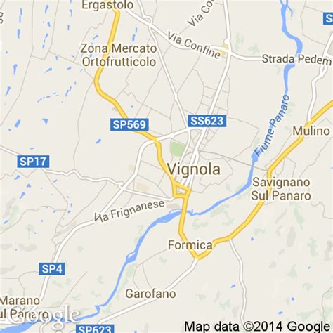 vignola maps indicazioni stradali